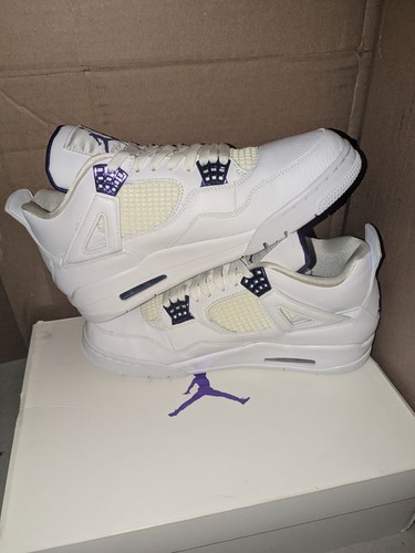 Jordan retro metallic purple - jordan, 4