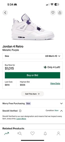 Jordan metallic purple - metallic,