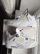 Jordan 4 viola metallizzato