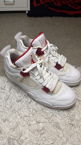 Jordan 4er rosso metallizzato - rosso,